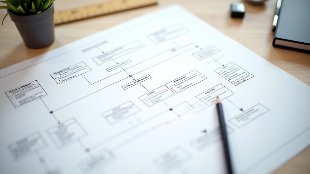 Plan de site structuré avec hiérarchie logique de contenu
