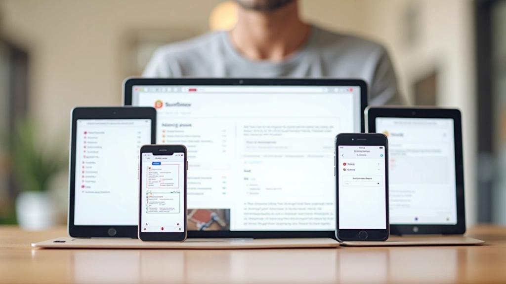 Comparaison visuelle de différentes implémentations de menu hamburger sur divers appareils mobiles et tablettes